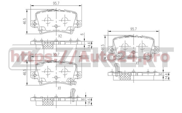 BS-1749 Zekkert для HONDA 43022SMGE00