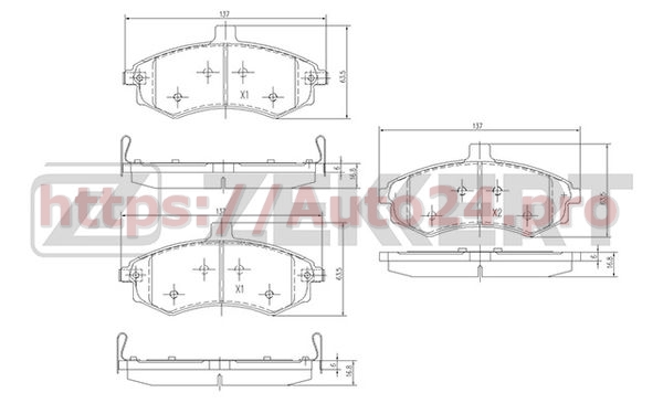 BS-1798 Zekkert для HYUNDAI 581012SA31