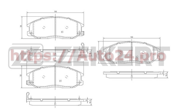 BS-1804 Zekkert для HYUNDAI 5810126A10