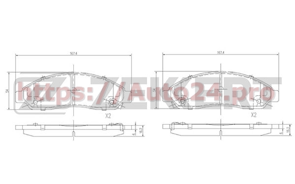 BS-1856 Zekkert для ISUZU 8980511170