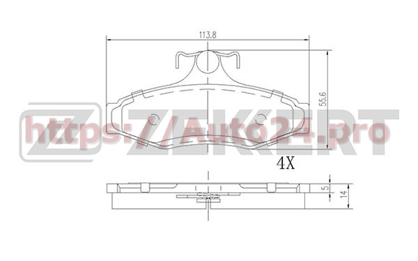 BS-1863 Zekkert для DAEWOO AW346513