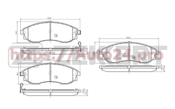 BS-1871 Zekkert для MERCEDES-BENZ A6614203021