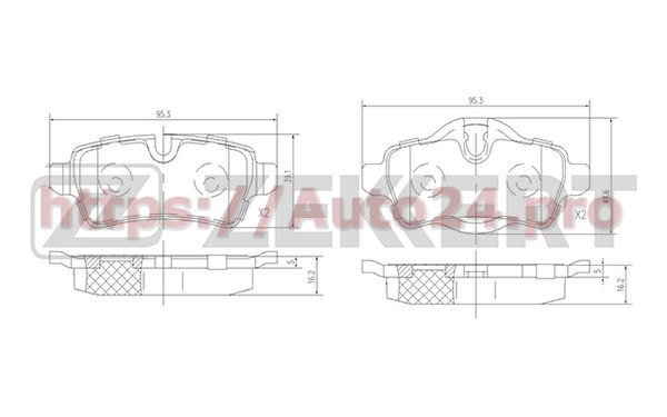 BS-1881 Zekkert для BMW 6794059