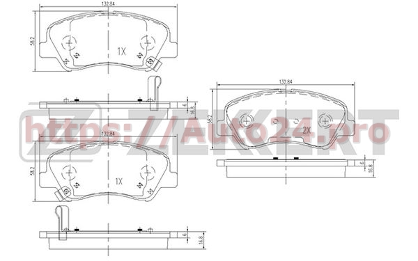 BS-1910 Zekkert для KIA 581011WA05