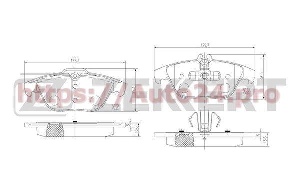 BS-1938 Zekkert для MERCEDES BENZ 0054204220