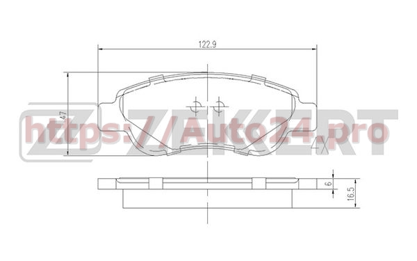 BS-1939 Zekkert для TOYOTA 044650H010