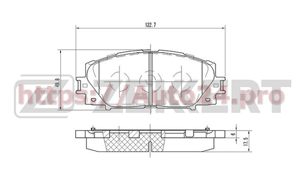 BS-1940 Zekkert для TOYOTA 0446552200