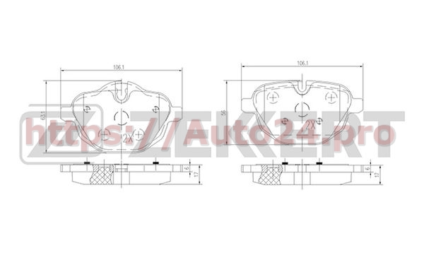 BS-1945 Zekkert для BMW 6796741