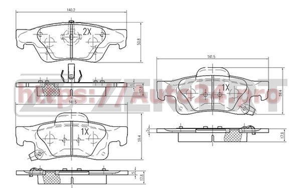 BS-1950 Zekkert для JEEP 68052386AA