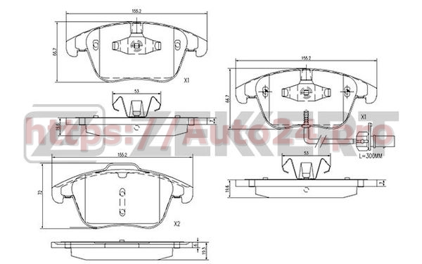 BS-1959 Zekkert для VAG 8K0698151F