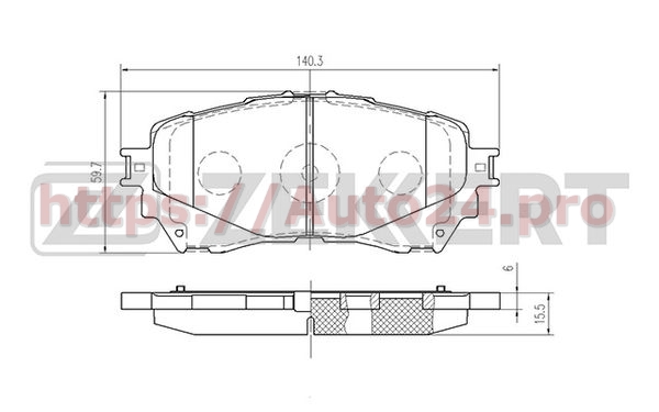 BS-1966 Zekkert для MAZDA G4YA3328Z