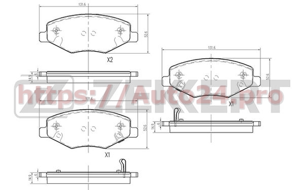 BS-1971 Zekkert для CHERY A116GN3501080