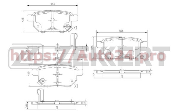 BS-1973 Zekkert для LEXUS 0446676010