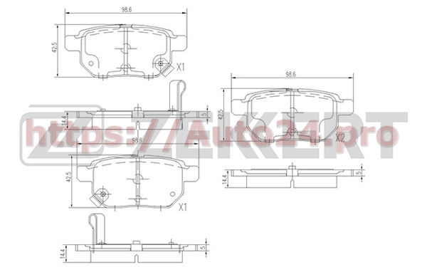 BS-1973 Zekkert для TOYOTA 0446602190