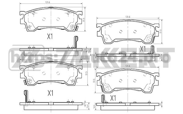 BS-2036 Zekkert для MAZDA GCYD3323ZA