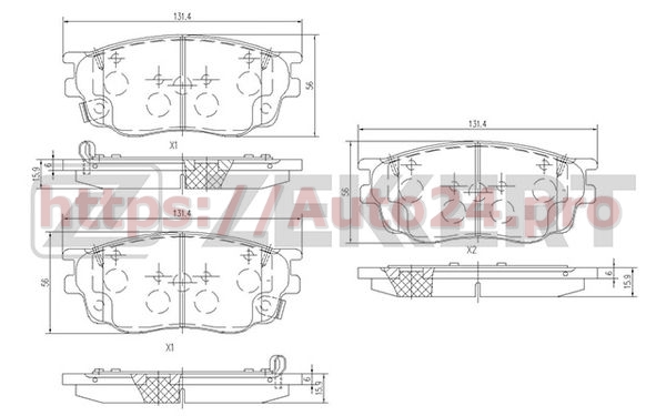 BS-2063 Zekkert для MAZDA GJYB3323ZB