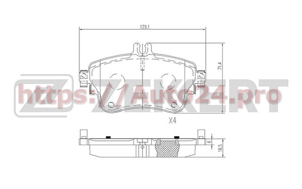 BS-2073 Zekkert для MERCEDES BENZ 0084200420