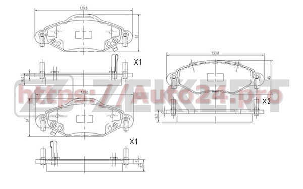 BS-2076 Zekkert для TOYOTA 044650D040