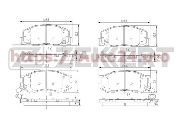 BS-2083 Zekkert для TOYOTA 0446528420