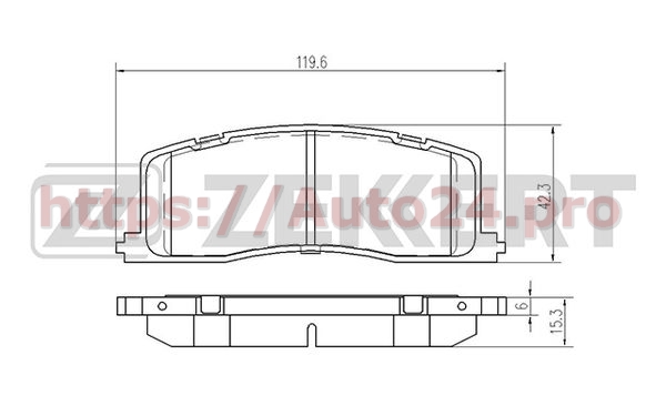 BS-2098 Zekkert для TOYOTA 0446628011