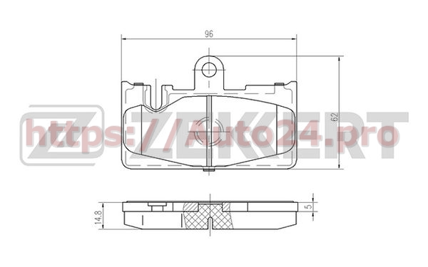 BS-2099 Zekkert для LEXUS 0446650091