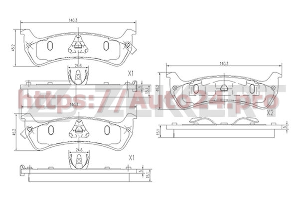 BS-2105 Zekkert для JEEP 04762101