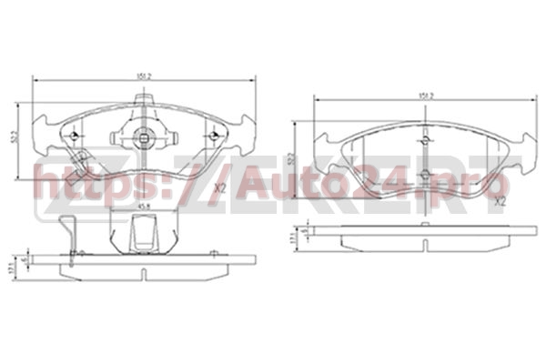 BS-2109 Zekkert для KIA 0K9A03328Z