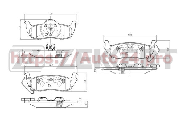 BS-2110 Zekkert для CHRYSLER 05080871AA