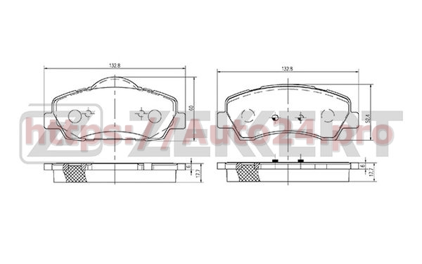BS-2125 Zekkert для CITRO?NPEUGEOT 1608691380