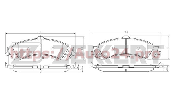BS-2129 Zekkert для CHEVROLET 18044202