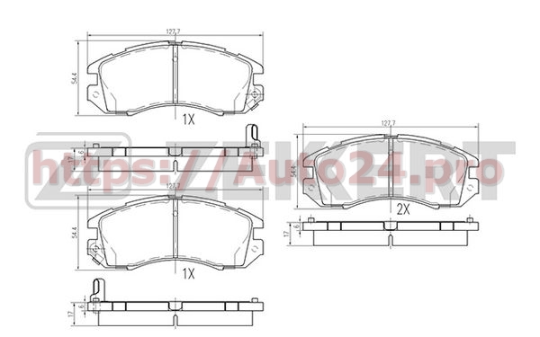 BS-2132 Zekkert для SUBARU 26296AA030