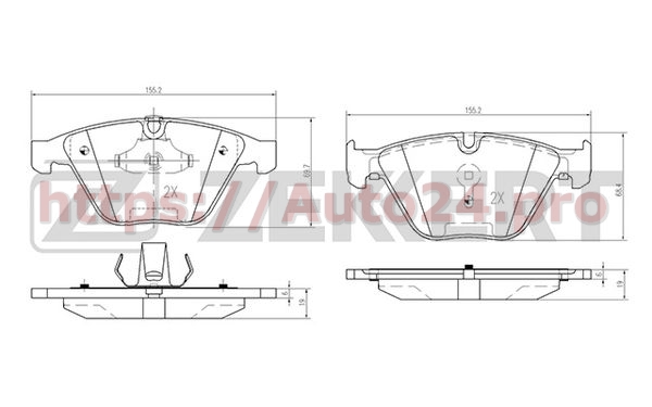 BS-2142 Zekkert для BMW 6794915