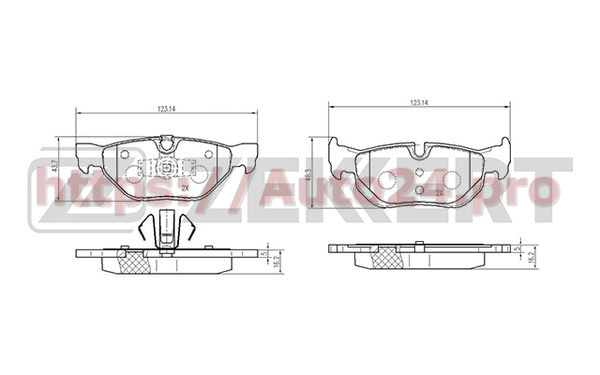 BS-2148 Zekkert для BMW 34216767150