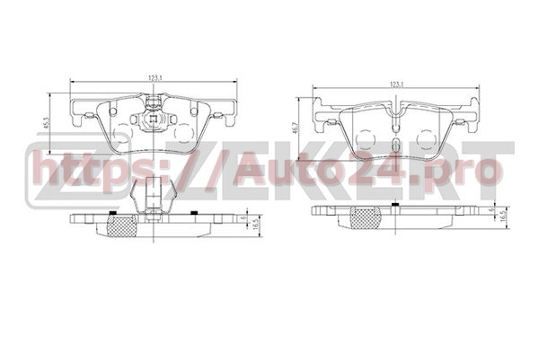 BS-2149 Zekkert для BMW 34216873093