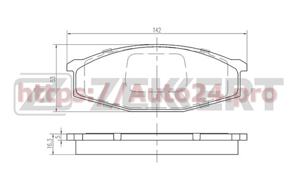 BS-2150 Zekkert для NISSAN 41060C7126