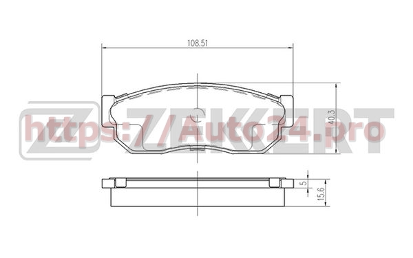 BS-2156 Zekkert для NISSAN 4106025A25