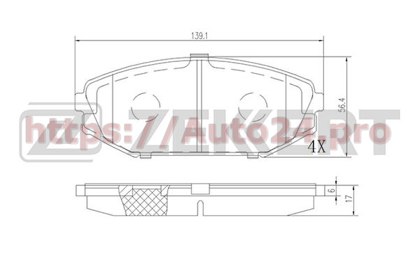 BS-2167 Zekkert для HONDA 45022S0X040