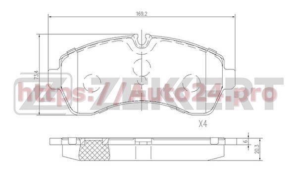 BS-2184 Zekkert для MERCEDES BENZ 004420822027