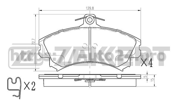 BS-2229 Zekkert для MITSUBISHI MR389520