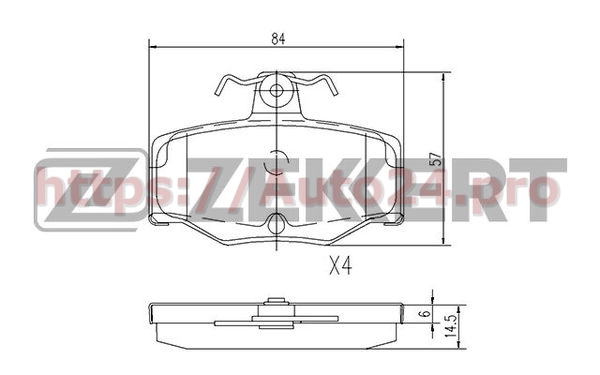 BS-2272 Zekkert для NISSAN 440603F085
