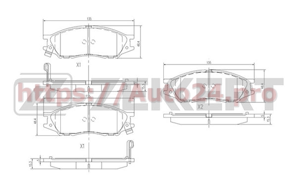 BS-2323 Zekkert для NISSAN 4106095F0B