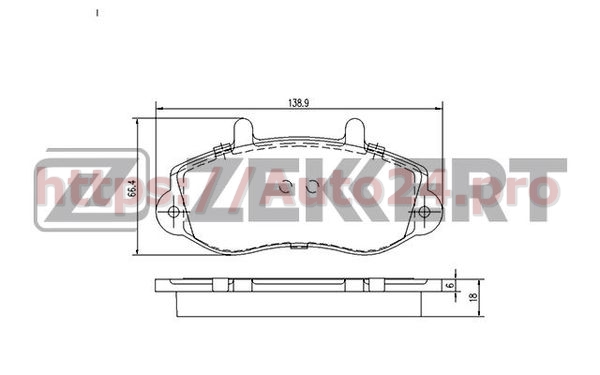 BS-2420 Zekkert для VAUXHALL 4404777