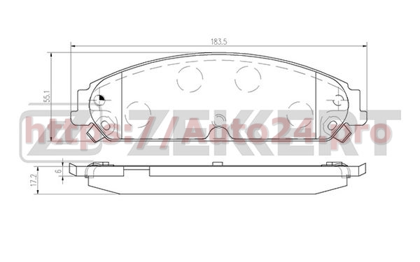 BS-2428 Zekkert для DODGE 05175208AA