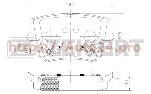 BS-2429 Zekkert для CHRYSLER 05142560AA