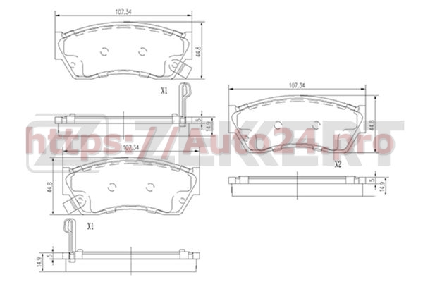 BS-2431 Zekkert для SUZUKI 5520051810000
