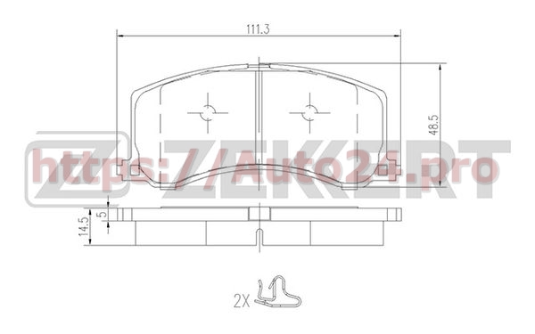 BS-2432 Zekkert для SUZUKI 5580061G50
