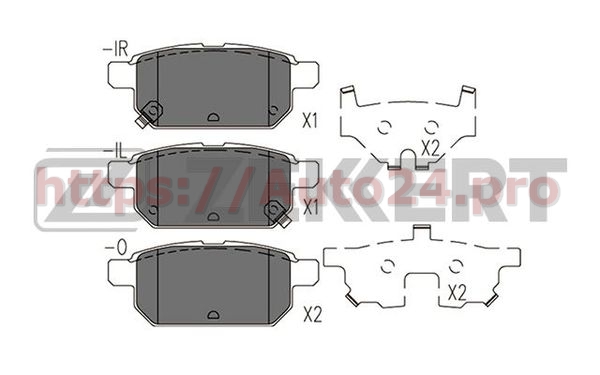 BS-2433 Zekkert для SUZUKI 5580068L10000