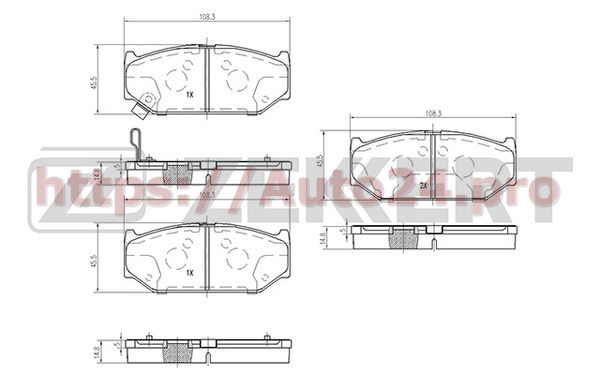 BS-2434 Zekkert для SUZUKI 5581063J00