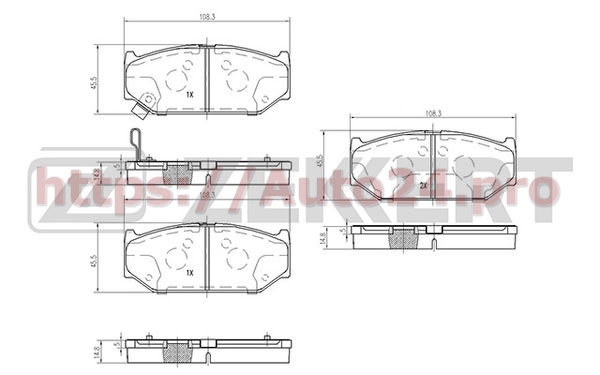 BS-2434 Zekkert для SUZUKI 5581057K01