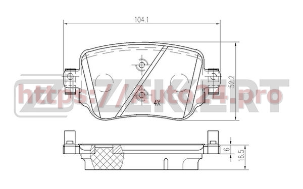 BS-2446 Zekkert для VAG 8U0698451F